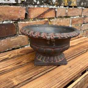 Brown table urn
