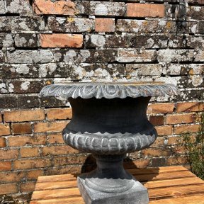 paid of large metal urns for hire